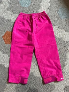 Oaki Hot Pink Kids Rain & Trail Pants - Size 4/5
